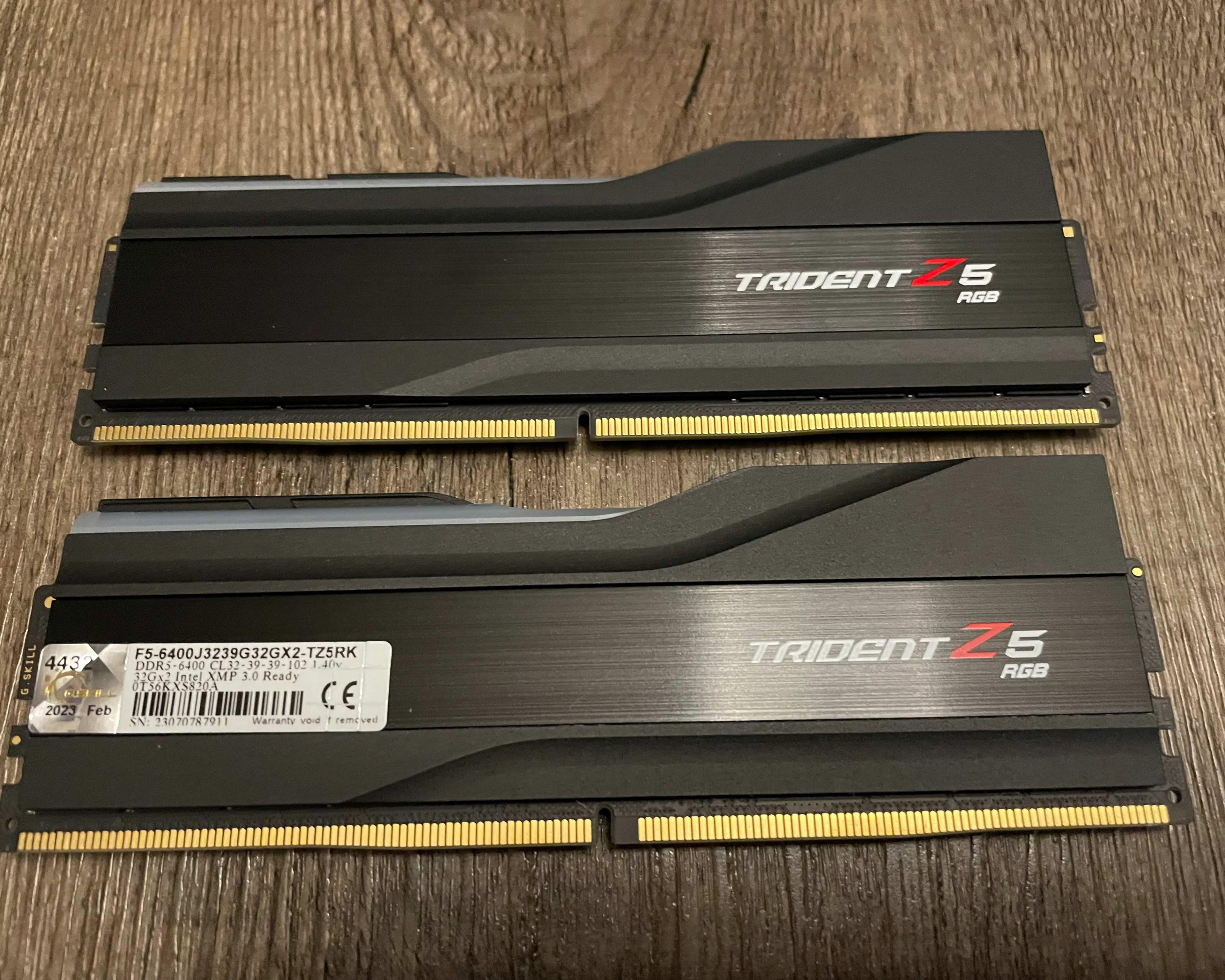 G.SKILL Trident Z5 RGB Series (Intel XMP 3.0) DDR5 RAM 64GB (2x32GB)