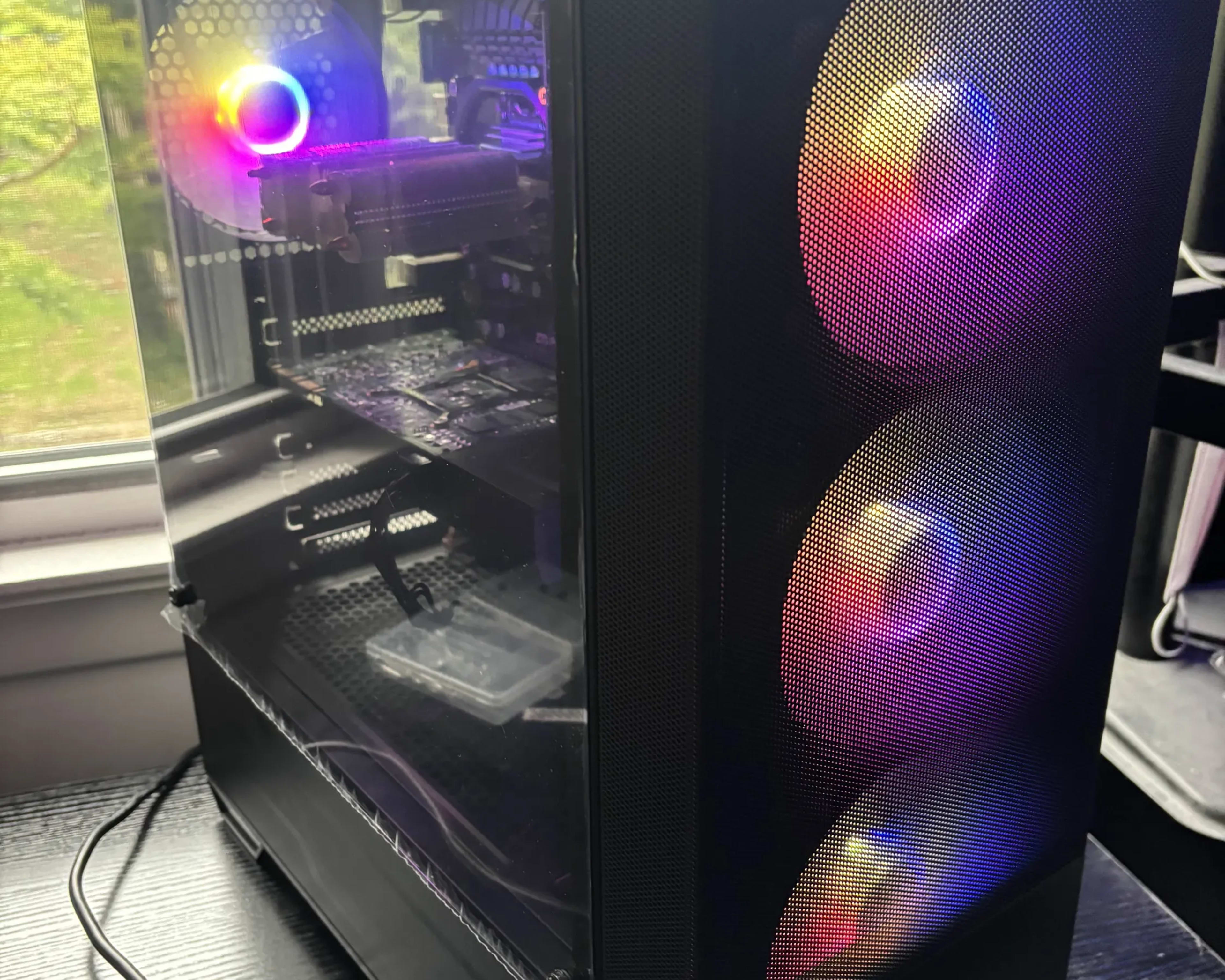 GAMING PC i5 16GB NVIDIA GTX 760 RGB Lighting RGB Fans Computer