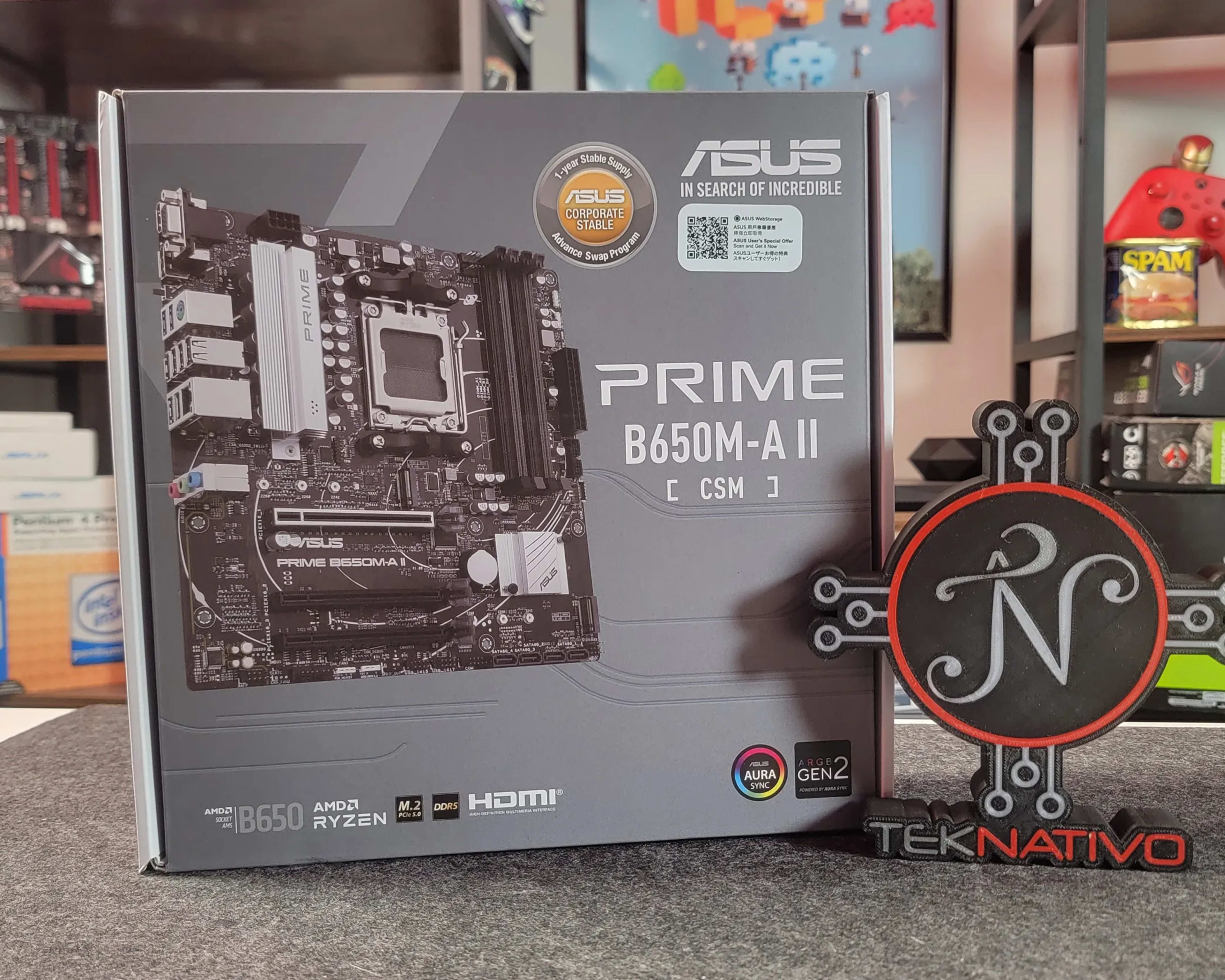 ASUS Prime B650M-A AX II for AMD 7000 and 8000 series