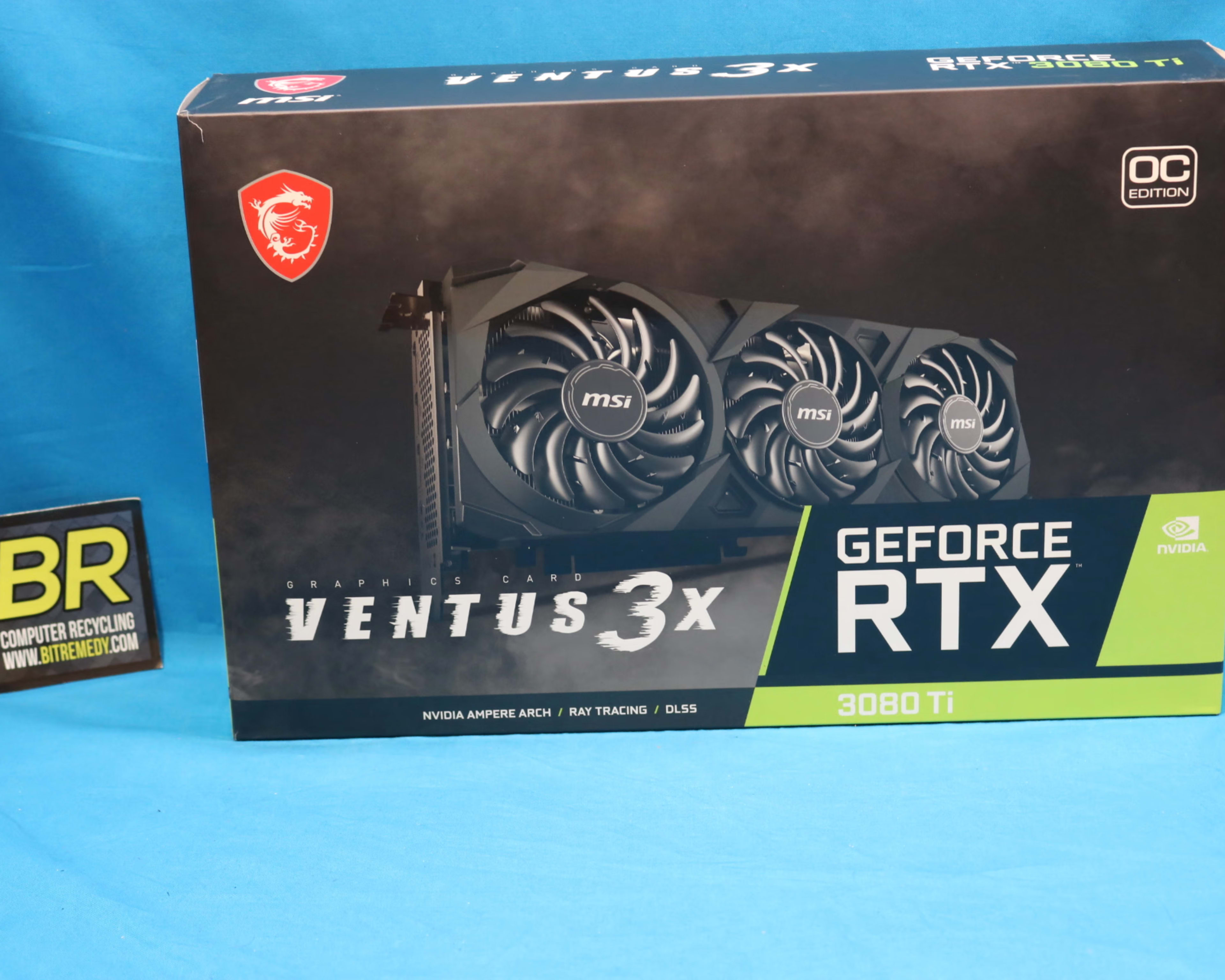 MSI NVIDIA GeForce RTX 3080 Ti Ventus 3X 12G OC GDDR6X PCIe 4.0 x16 Gaming Desktop GPU MS-V389