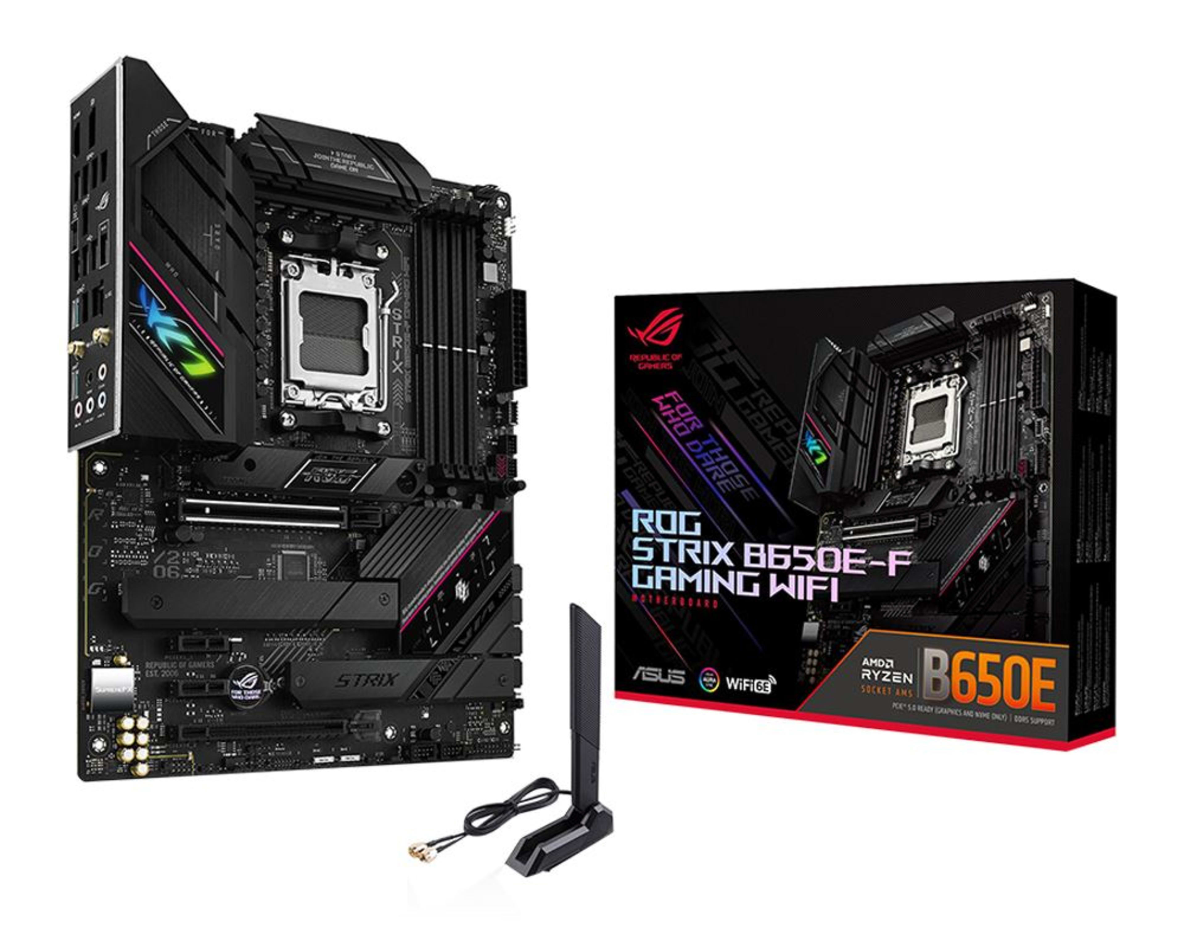 ASUS B650E-F ROG STRIX GAMING WIFI AMD AM5 ATX Motherboard