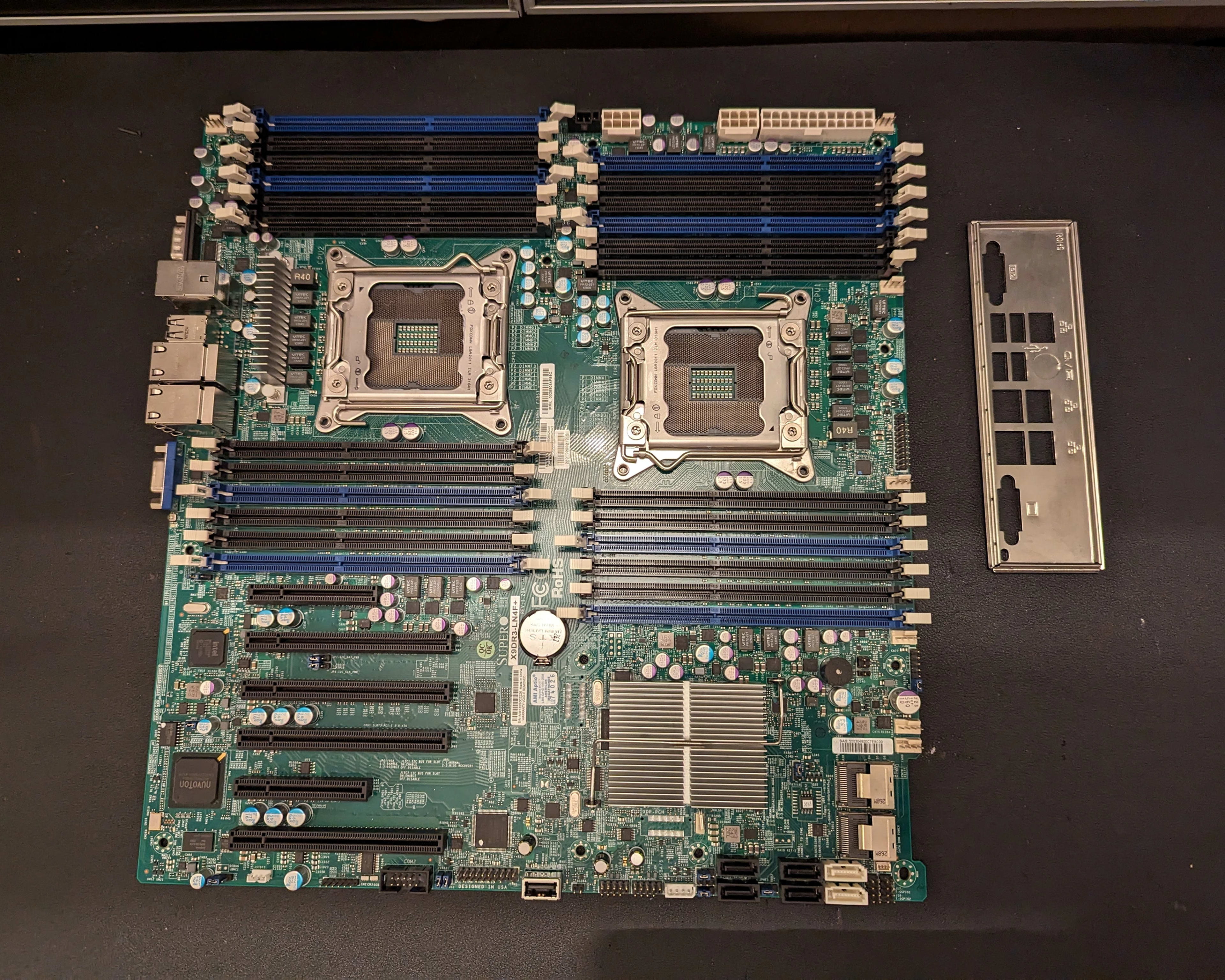 Supermicro X9DR3-LN4F+ Server Workstation Motherboard EEATX DDR3 Dual LGA2011