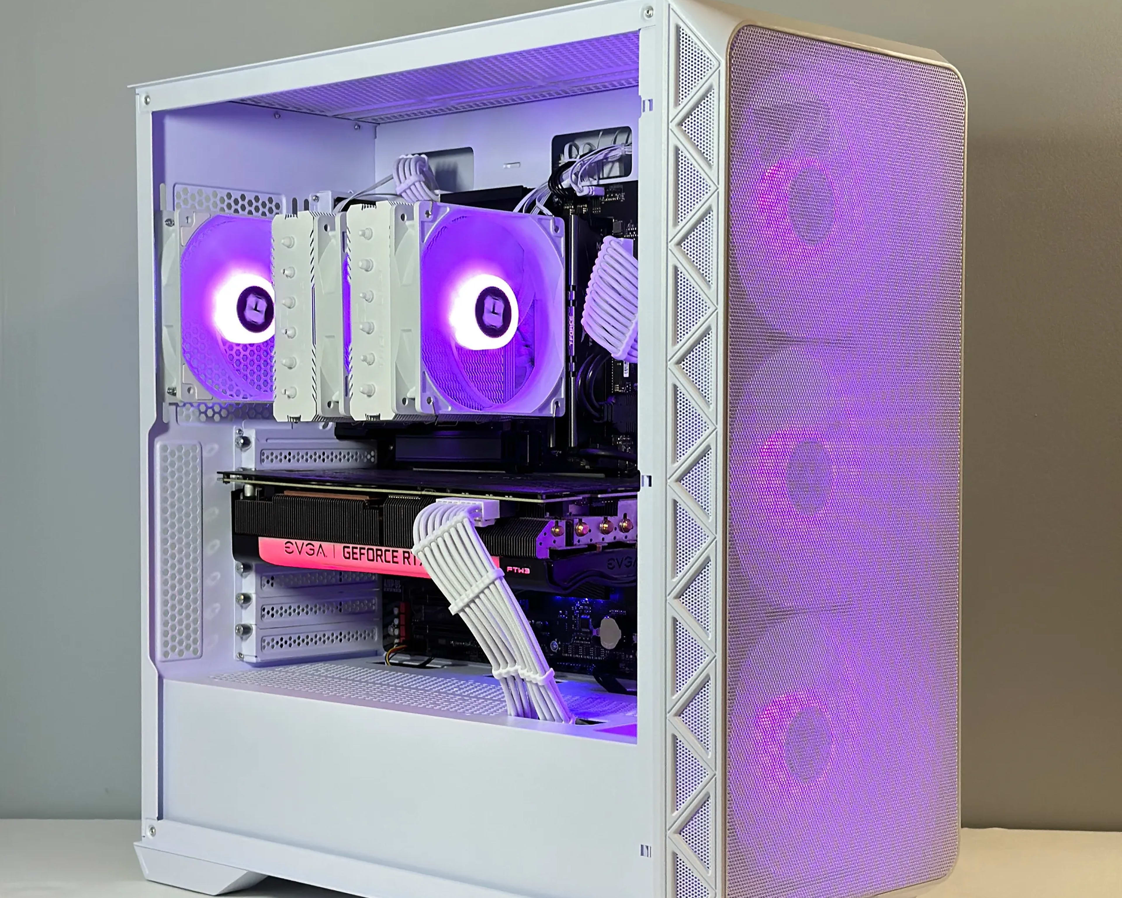 RTX 3070 | Intel i5 12600KF | 32GB RAM | 2TB SSD | Custom White Gaming PC WIFI WIN10