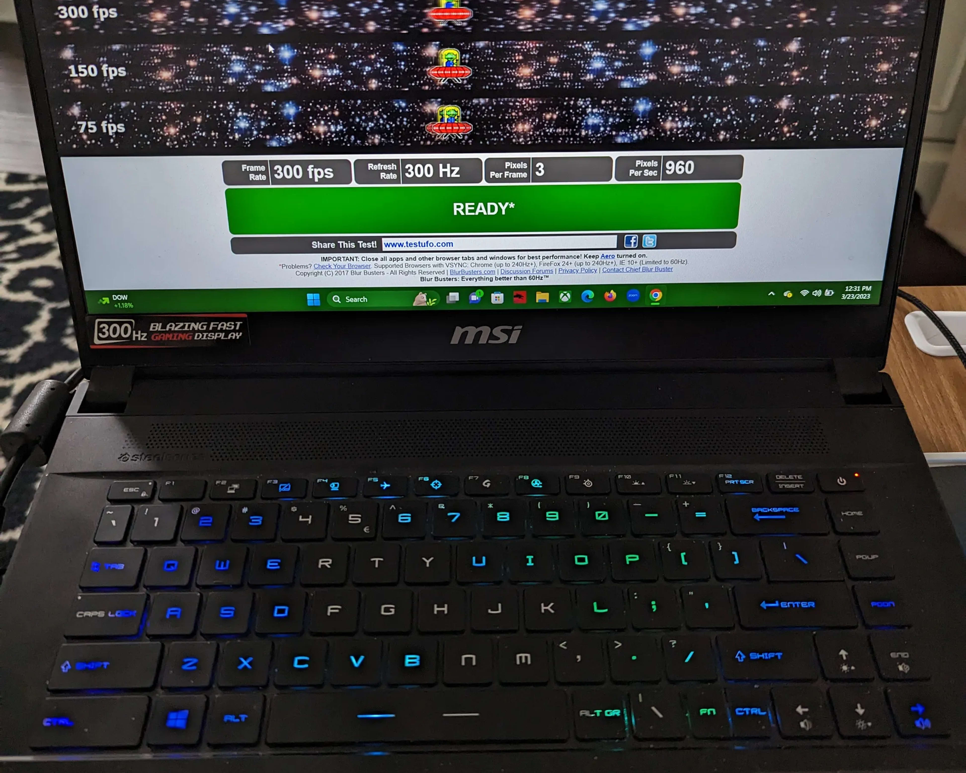 MSI GS66 Stealth 15.6 300Hz Intel Core i7-10870H RTX3070 Max-Q 32GB 1TB NVMe SSD 