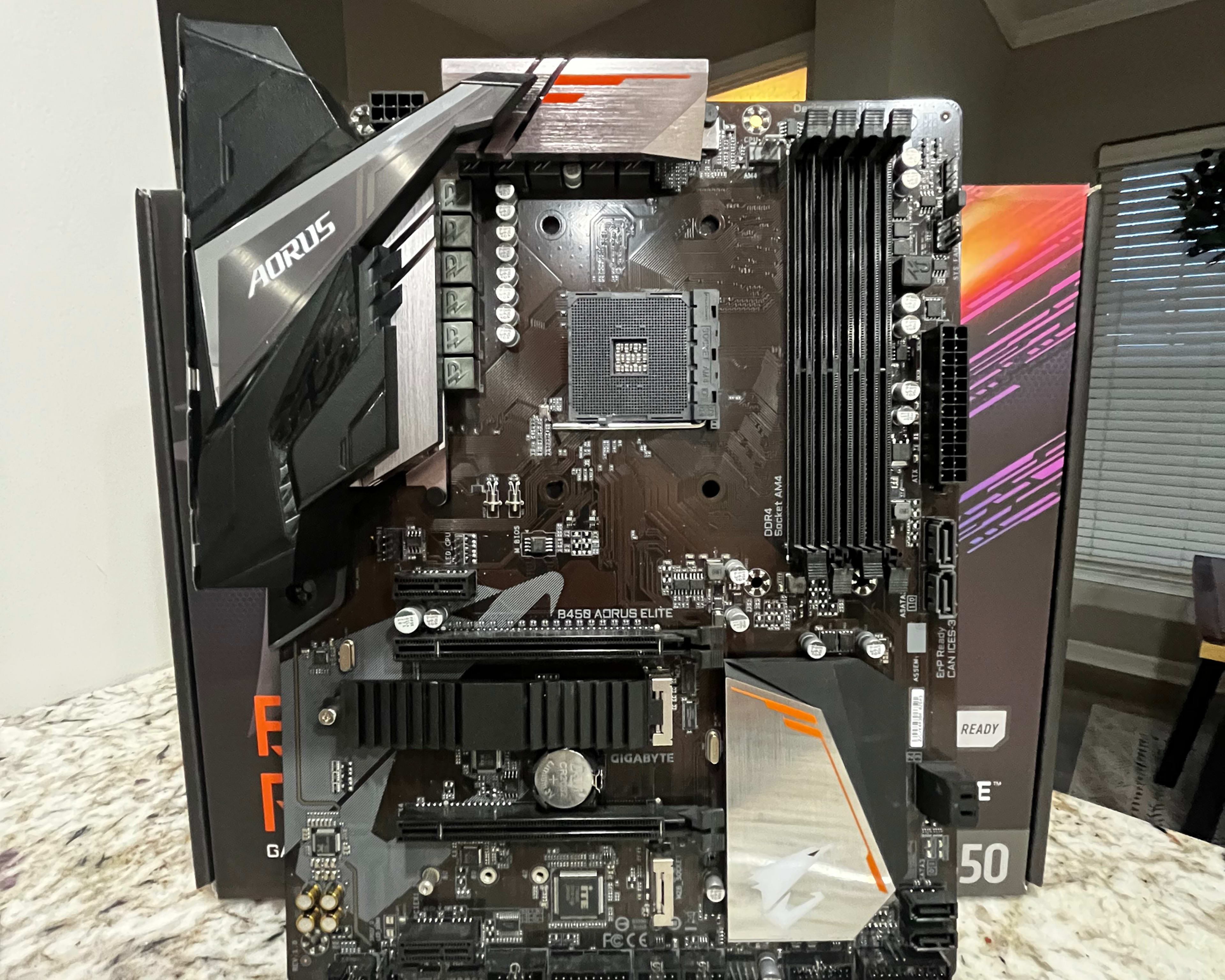 Gigabyte B450 AORUS ELITE ATX AM4 Motherboard