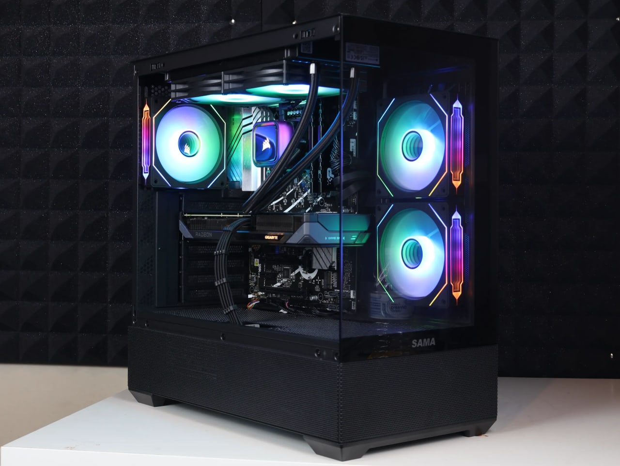 ゲーミングPC core i5/mem16G/RX 470/SSD120G Gaming PC i5-7500 16GB RAM 240GB SSD + 1TB HDD RX 470 8GB