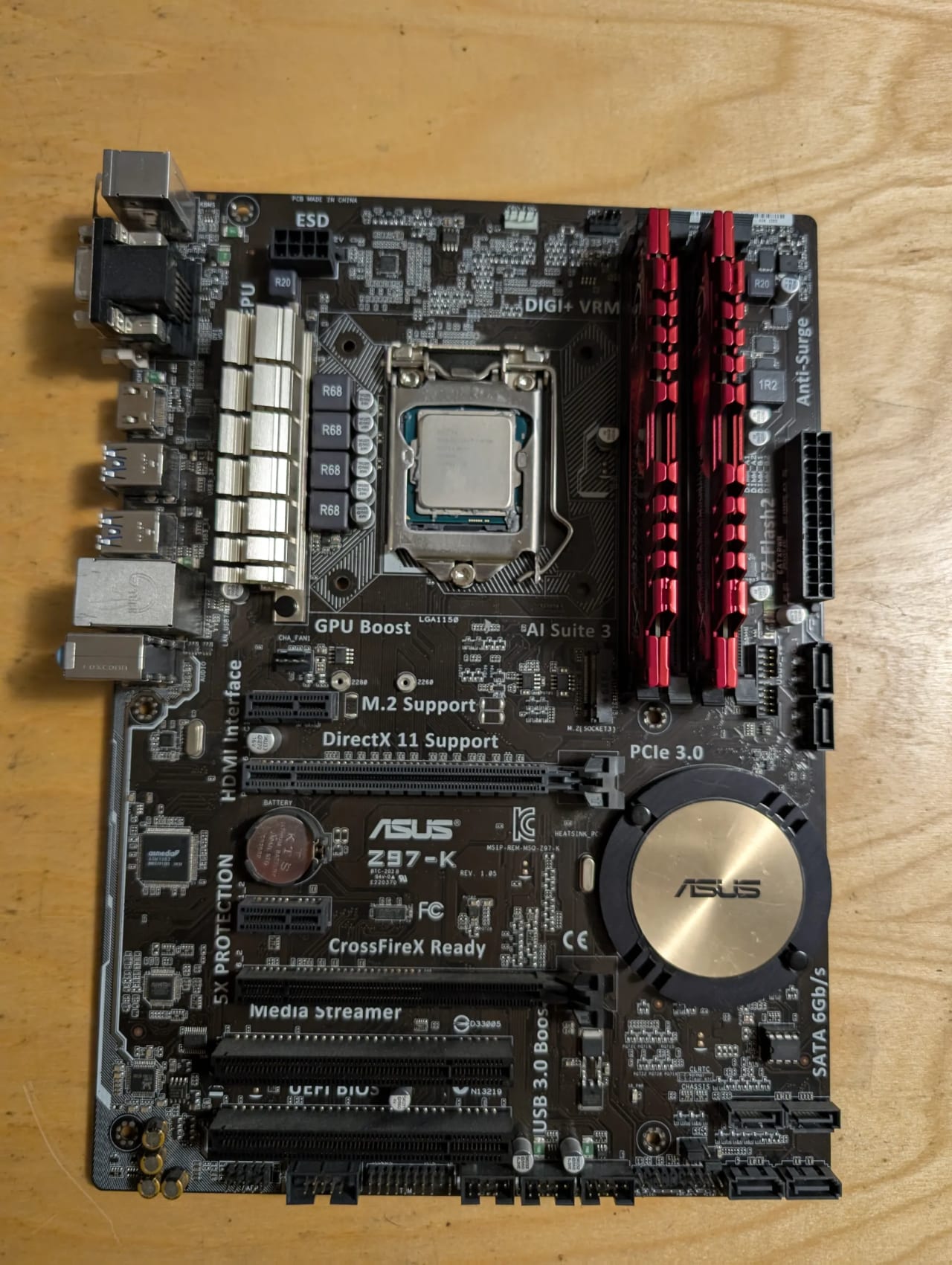 Asus Z97-K + Intel Core i7 4790K + 16gb DDR3 1600mhz | Jawa
