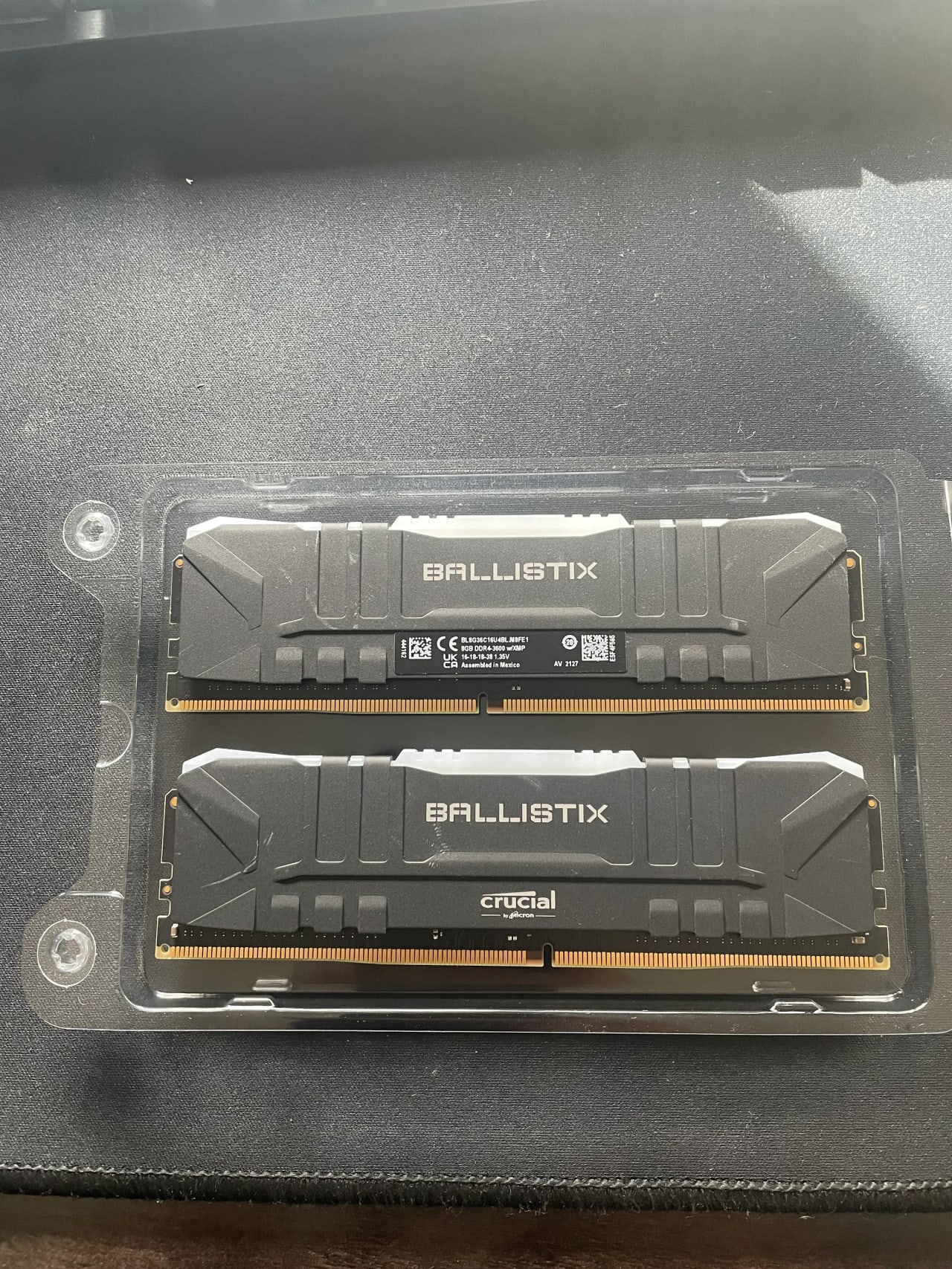 Ballistix 16GB (2x8) DDR4 2666 MHz B RAM (2x8)