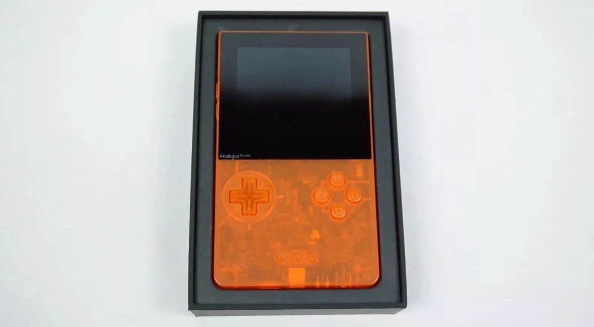Analogue Pocket [Transparent Orange] | Jawa