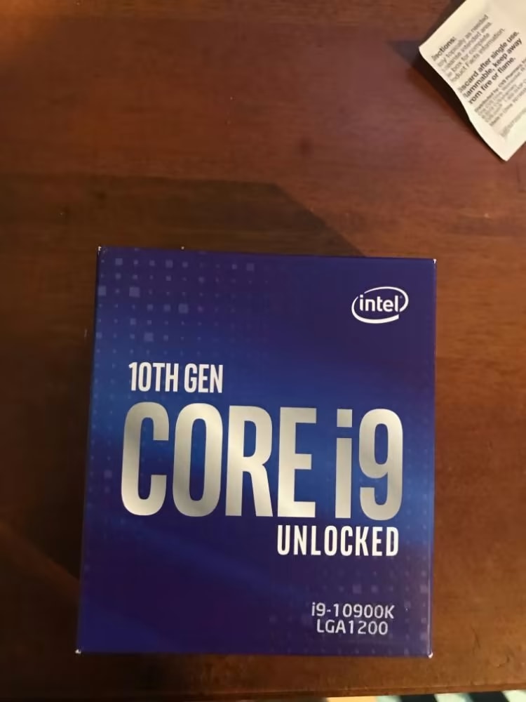 Intel Core i9-10900K NEW i9 10900K 3.7 GHz Ten-Core Twenty-Thread