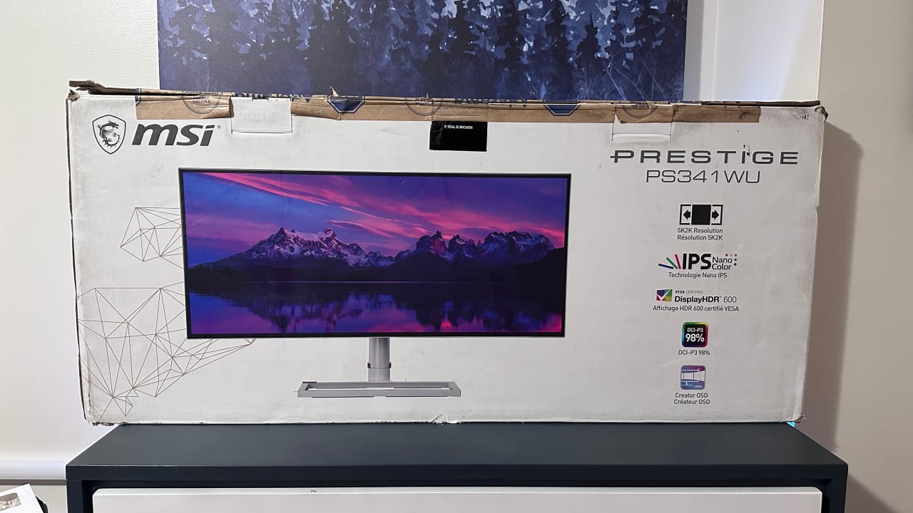 MSI Prestige 5K 34” Ultrawide Monitor - PS341WU | Jawa