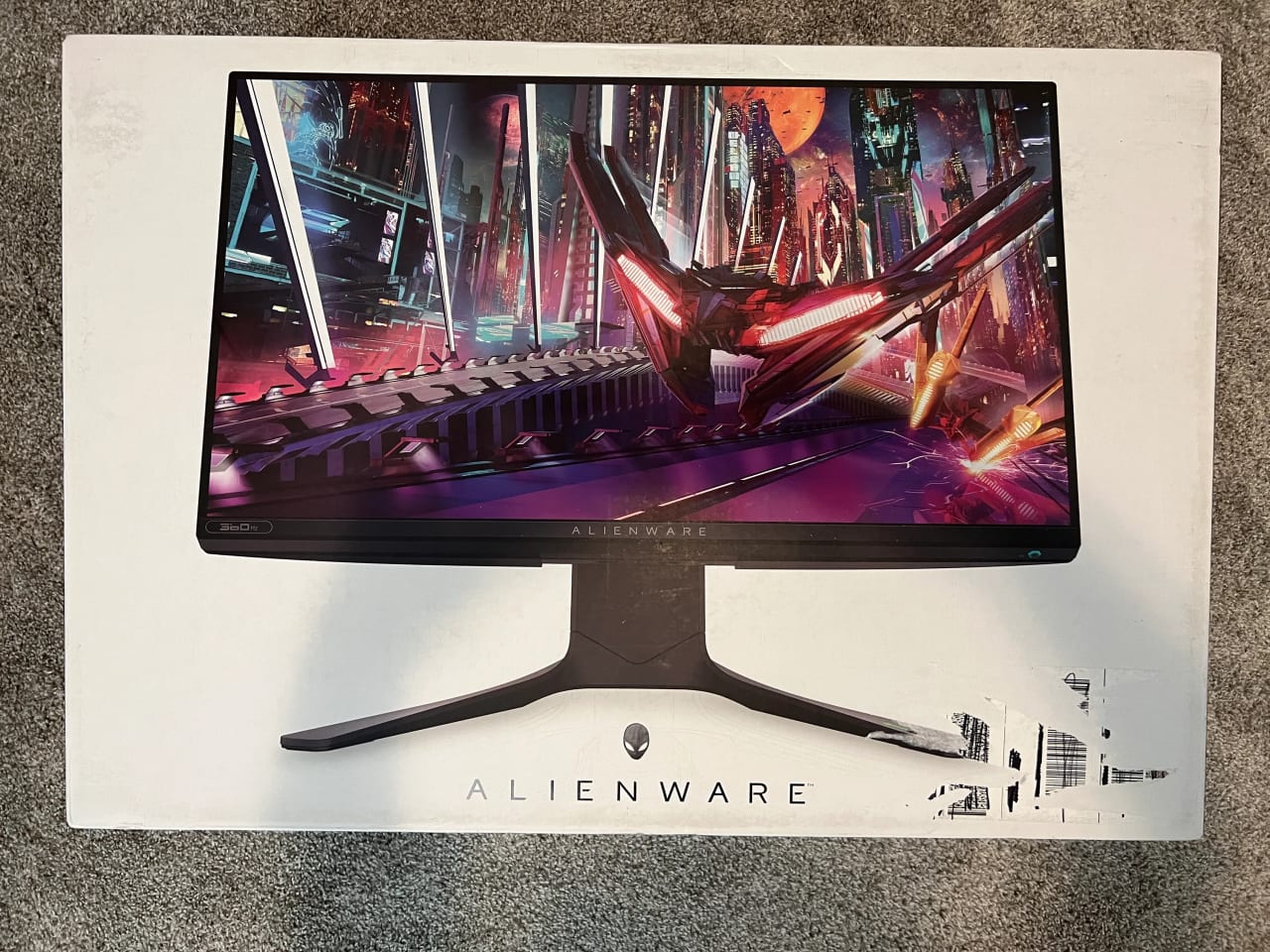 Restored Alienware AW2521H 25 inch 360Hz FHD 1920 x 1080 PC Gaming Monitor  G-Sync Bundle with 2 YR CPS Enhanced Protection Pack (Refurbished) 