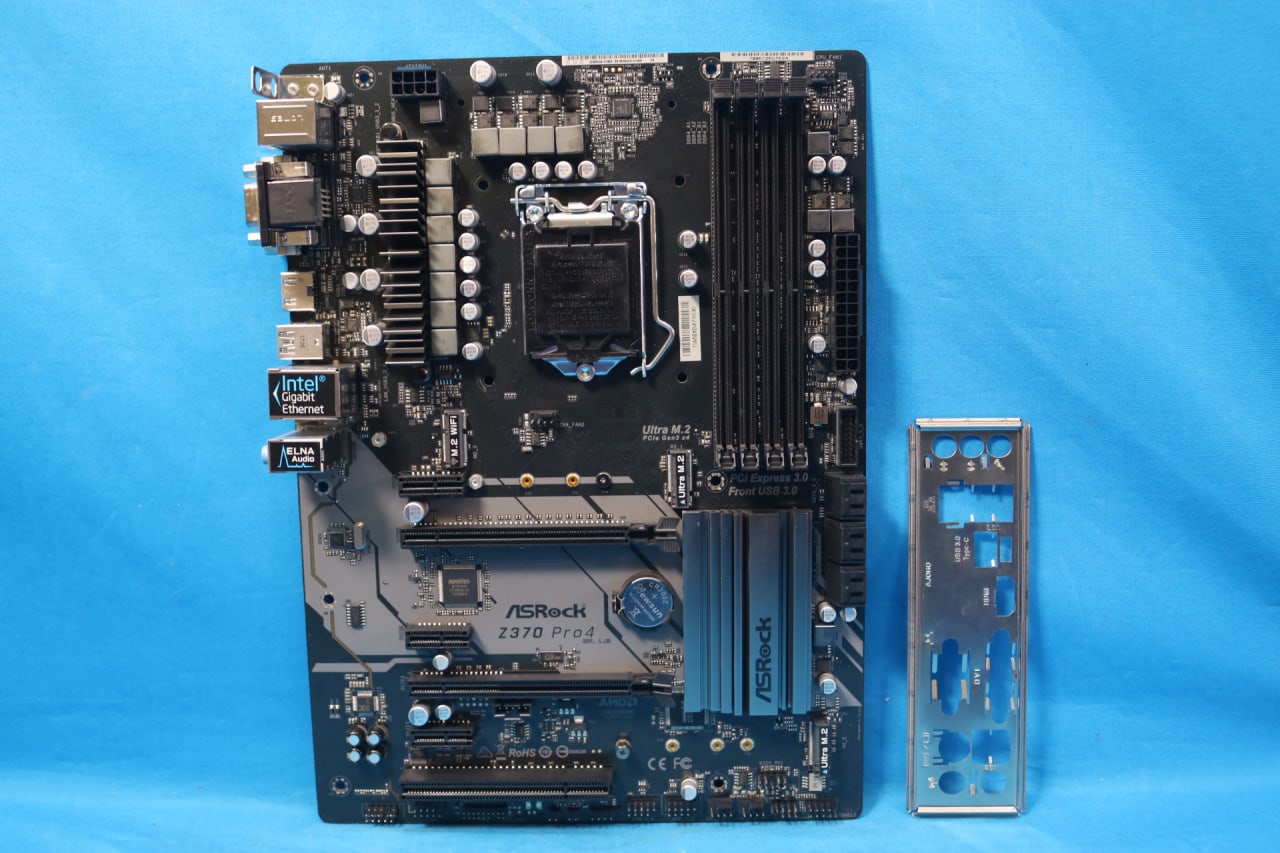 ASRock Z370 Pro4 Intel 8th Gen. LGA1151/Socket H4 DDR4 ATX ASRock Z370 Pro4 Intel 8th Gen. LGA1151/Socket H4 DDR4 ATX