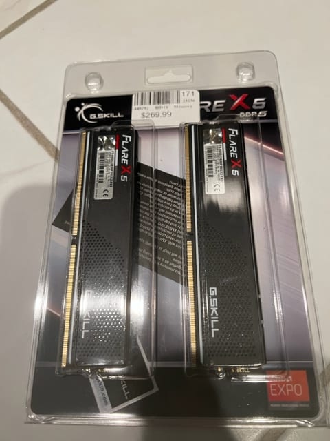 G.Skill Flare X5 Neo Series 32Go (2x 16Go) DDR5 6000 MHz CL36