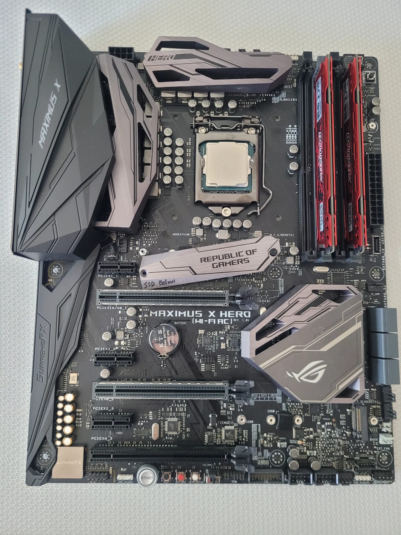 マザーボード i7 8700k + ASUS ROG MAXIMUS X HERO WIFI ROG MAXIMUS X HERO (WI-FI AC) | Motherboards | ROG Global