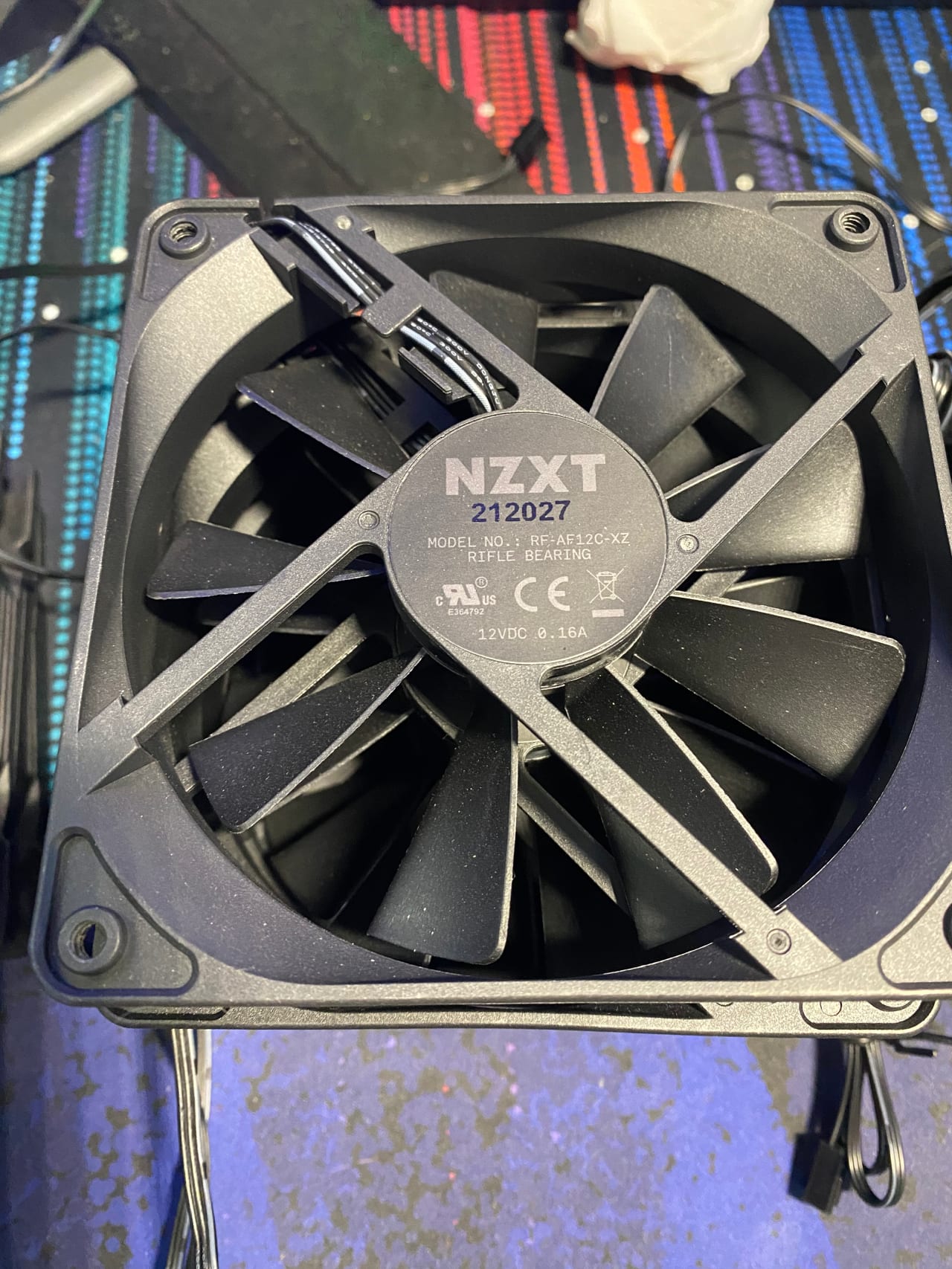 Alle sammen Ubrugelig patrulje 5x NZXT Black Case Fans Model # RF-AF12C-XZ Rifle Bearing Fan | Jawa