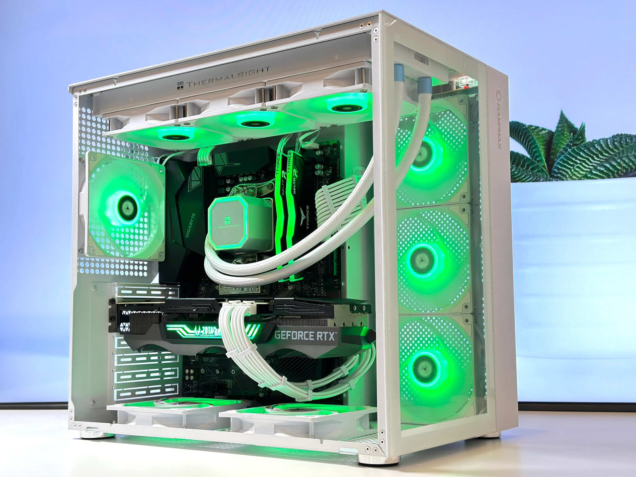 🌊Liquid Cooled Gaming PC🌊 Nvidia RTX 3080 12GB🚀AMD Ryzen 7 5800X  8-Core🚀32GB DDR4🚀1TB NVME | Jawa