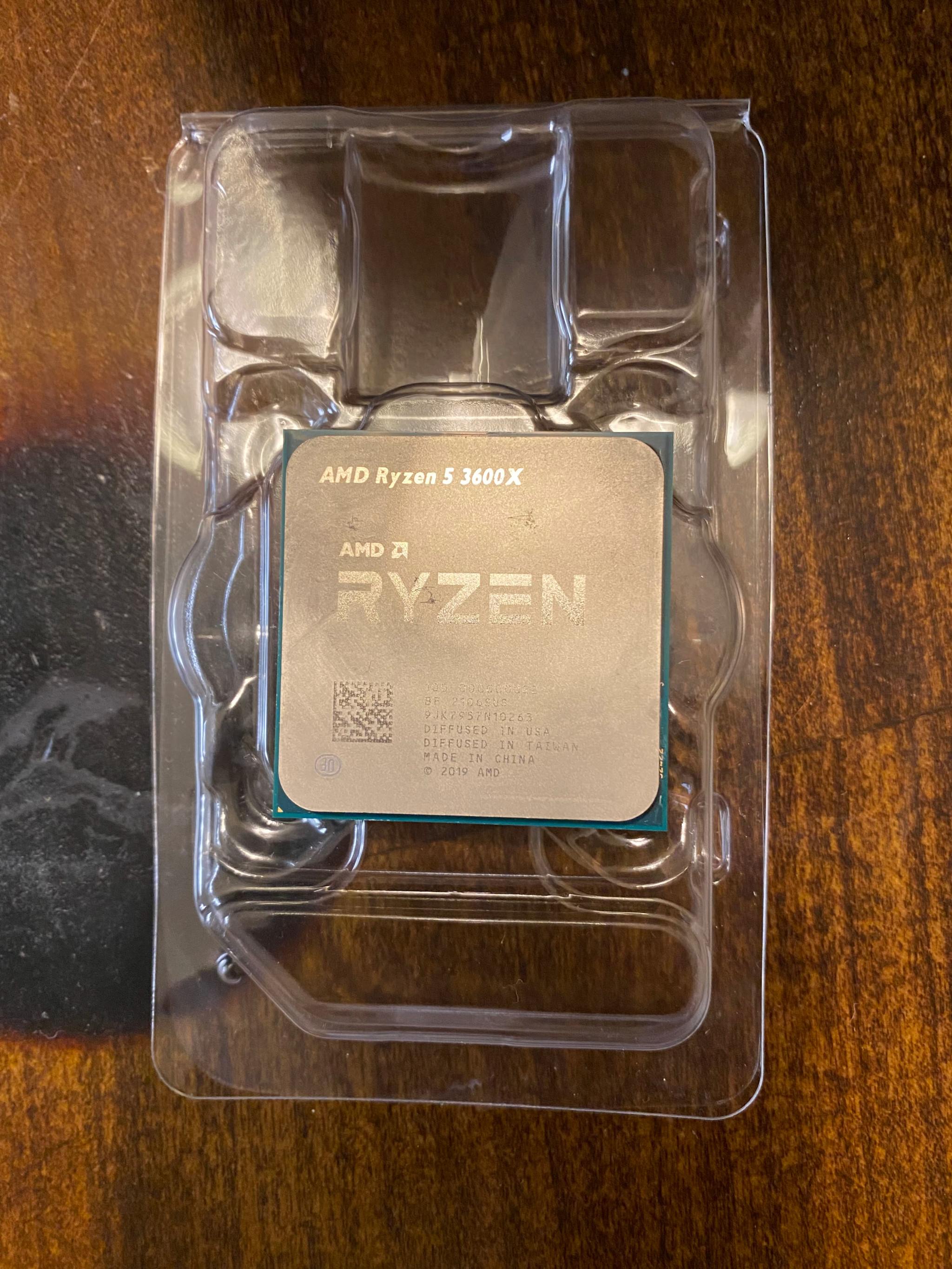 AMD Ryzen 5 3600X 3.8 GHz 6-Core, 12-Thread Processor