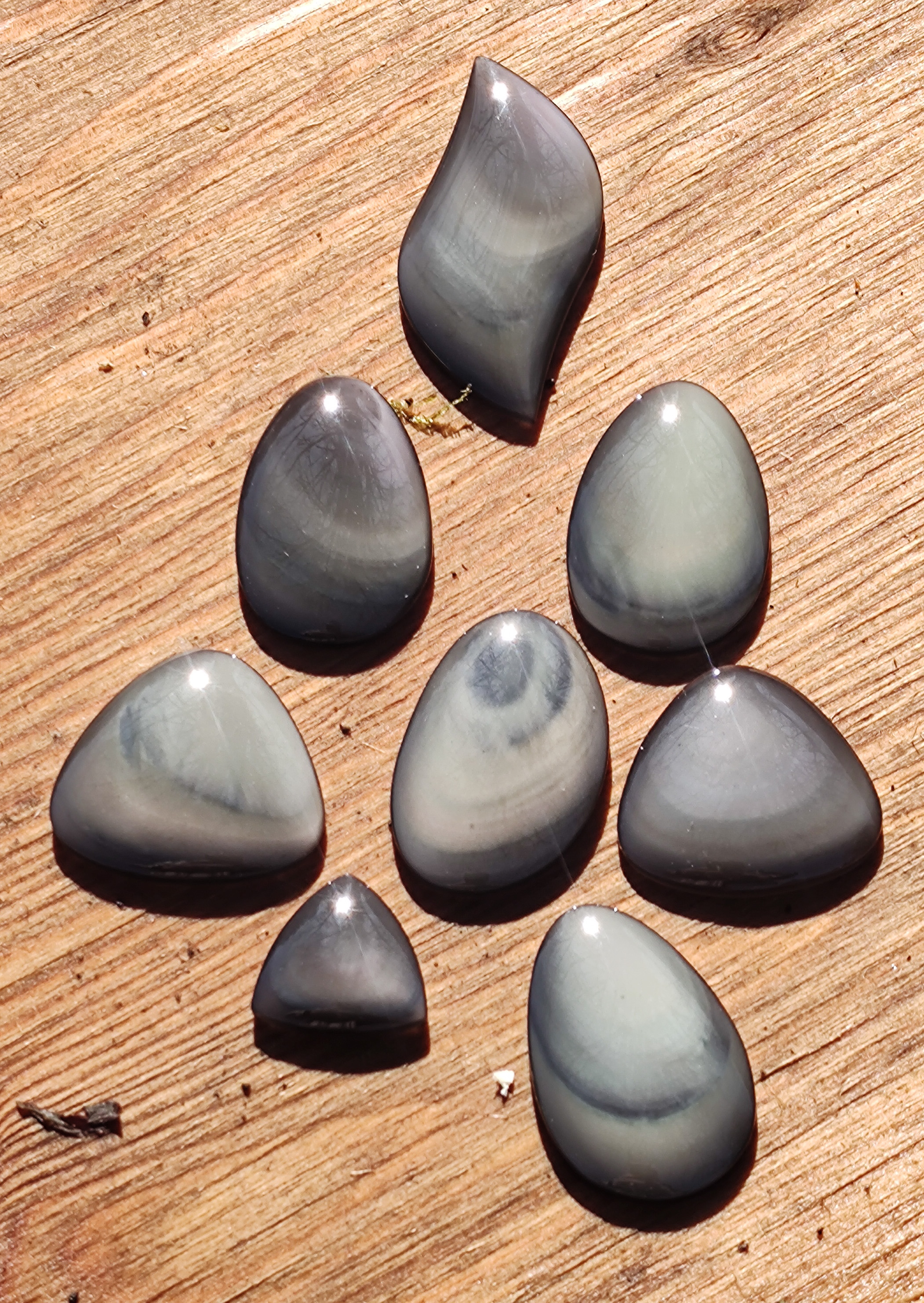 Rainbow Obsidian Cabochons