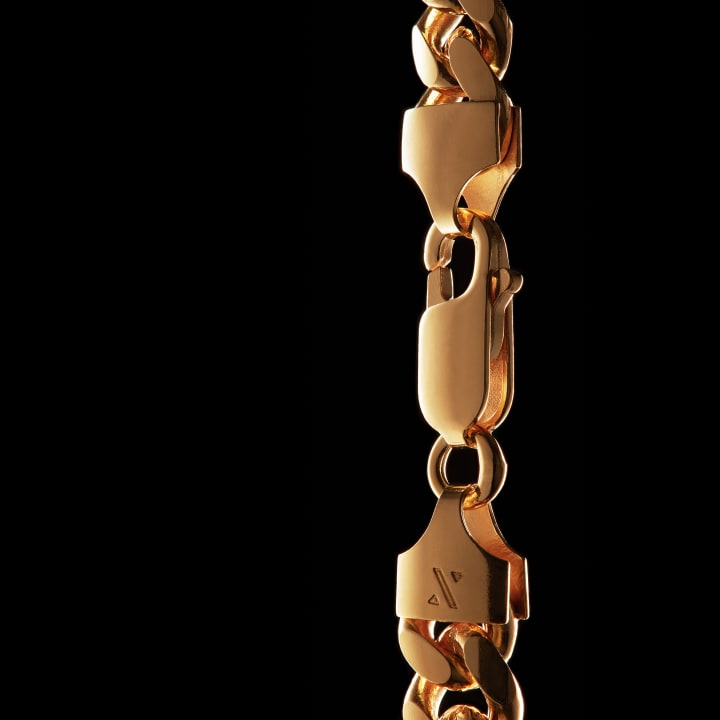 Cuban Link Chain - 5mm - Men's Gold Cuban Chain - JAXXON