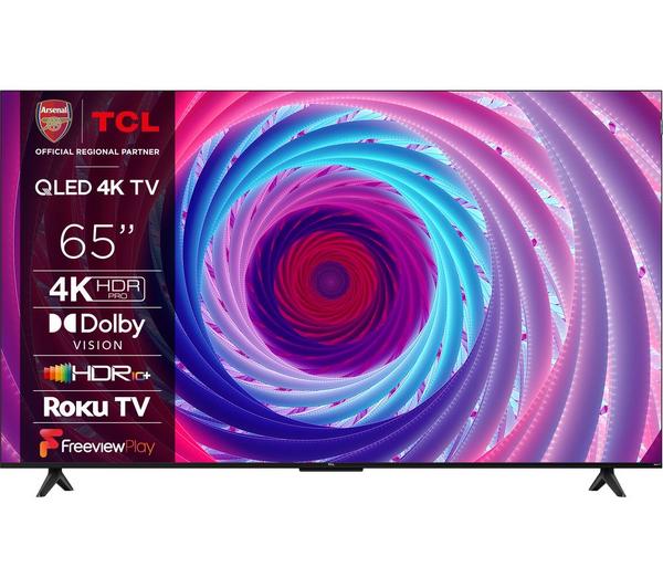 TCL 65RC650K Roku TV 65 inch Smart 4K Ultra HD HDR QLED TV