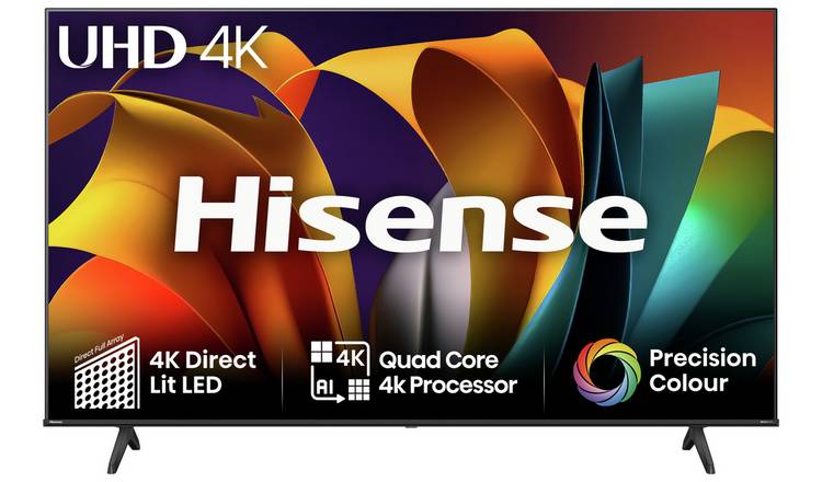 Hisense 43 Inch 43A6NTUK Smart 4K UHD HDR LED Freely TV