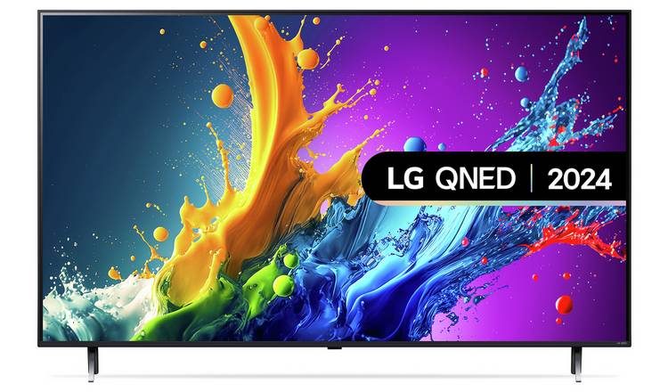 LG 43 Inch 43QNED80T6A Smart 4K UHD HDR QNED Freeview TV