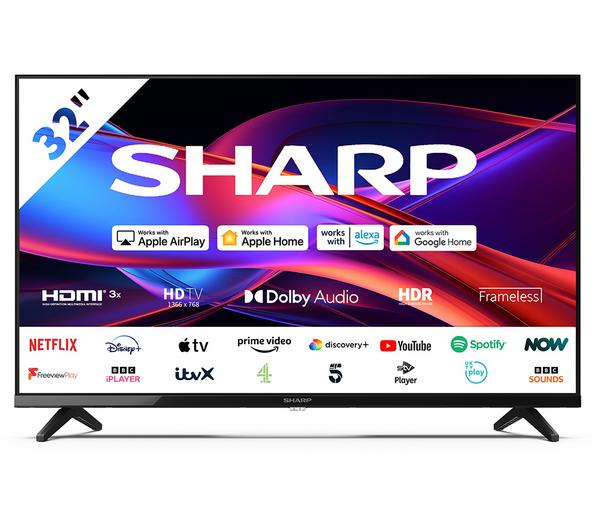 SHARP 1T-C32GD2725K Roku TV 32 inch Smart HD Ready HDR LED TV