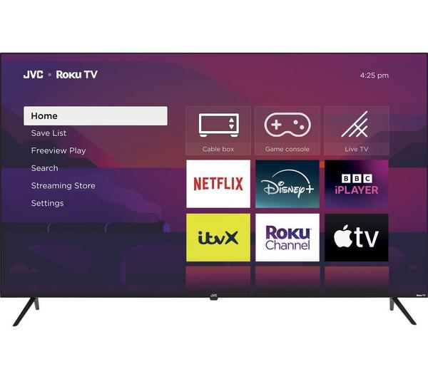 JVC LT-65CR530 Roku TV 65 inch Smart 4K Ultra HD HDR LED TV