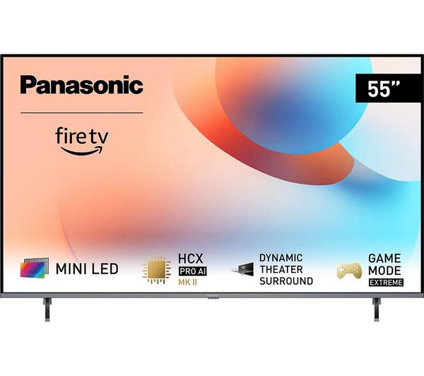 PANASONIC TV-55W95AEB 55 inch Smart 4K Ultra HD HDR Mini LED TV with Amazon Alexa