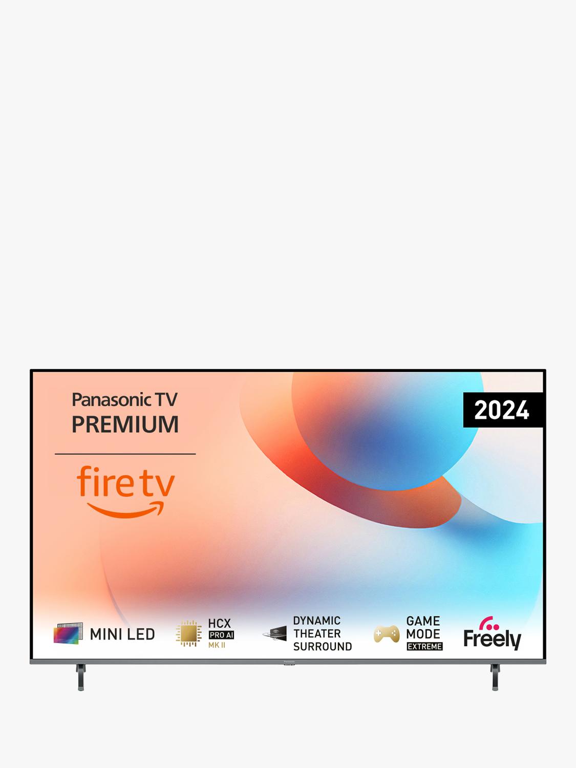 Panasonic TB-65W95AEB (2024) LED HDR 4K Ultra HD Smart Fire TV, 65 inch with Freely & Dolby Atmos, Black