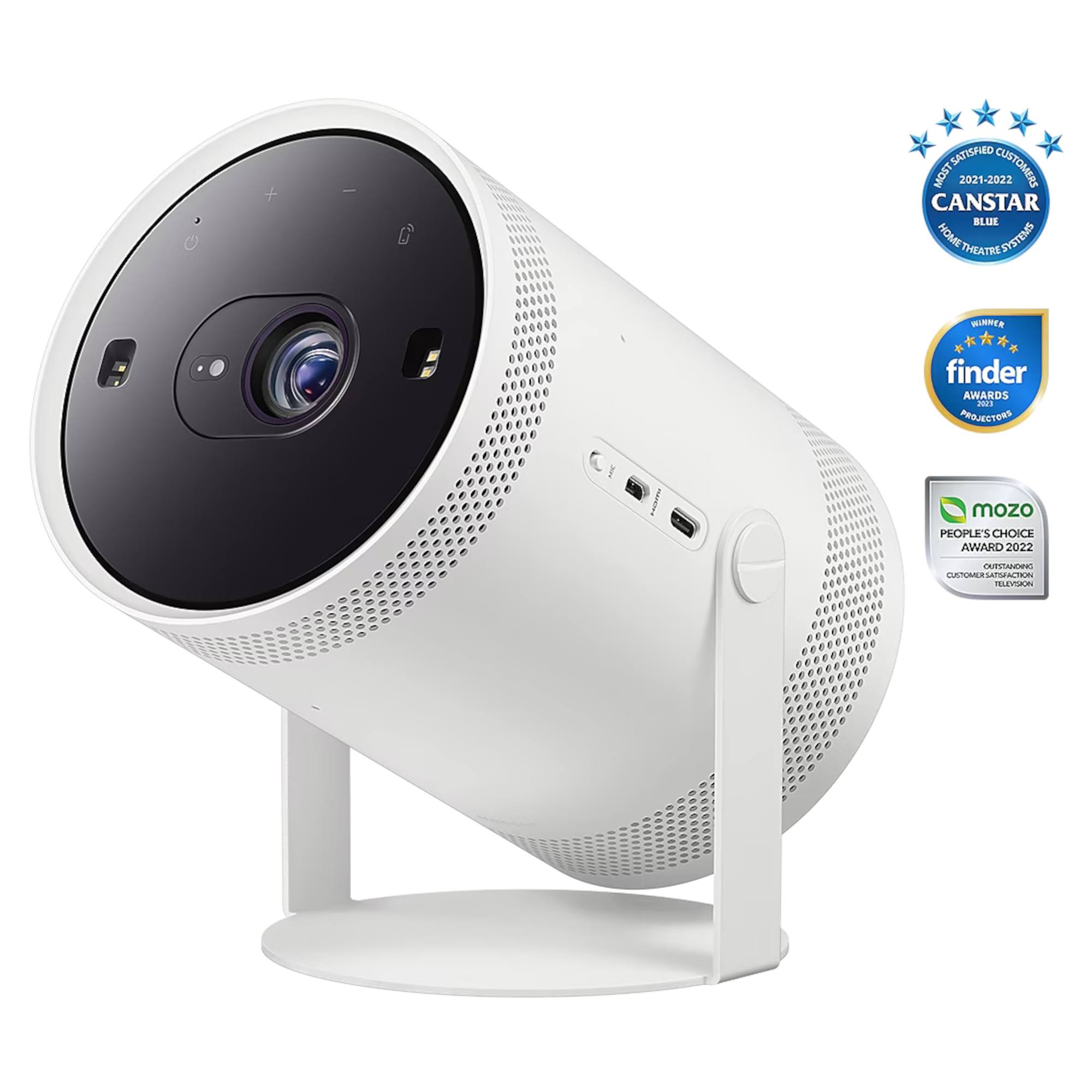 Samsung The Freestyle Portable Projector SP-LFF3CLA 100 inch Screen - White