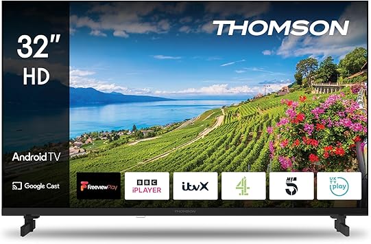 Thomson 32 Inch (80 cm) Smart Android TV (WLAN, Triple Tuner DVB-C/S2/T2) – 32HA2S14UK - 2023