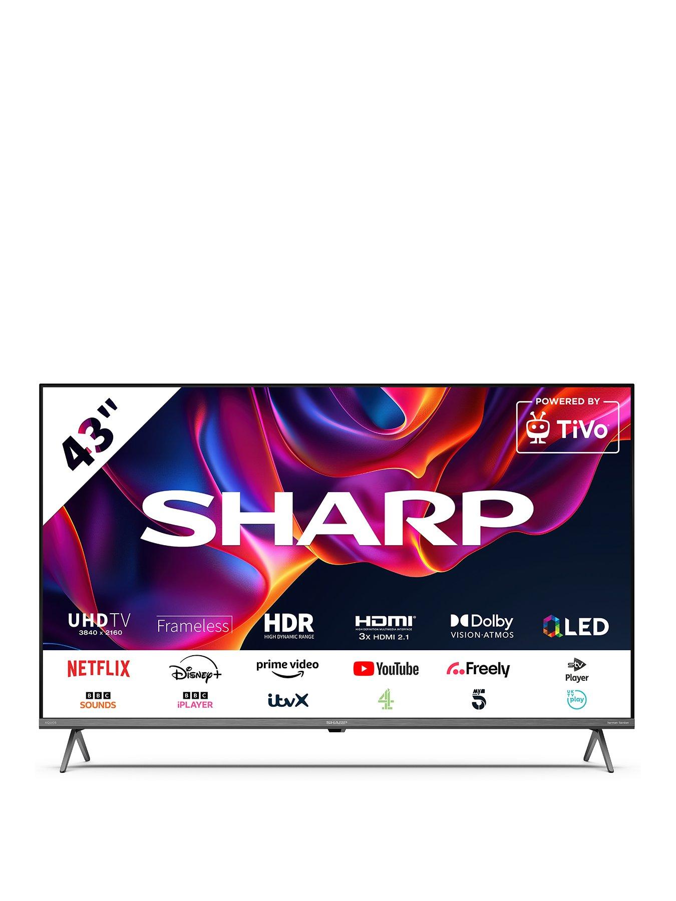 43GM6245K 43-inch UHD 4K Q-LED TiVo Smart TV with Freely