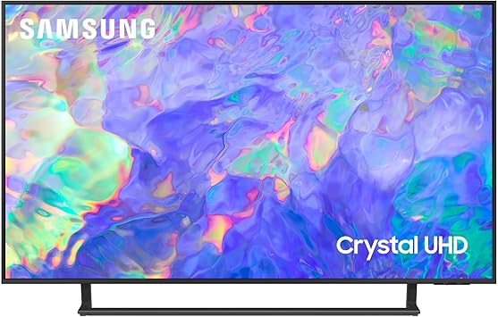 Samsung 50 Inch CU8500 4K UHD Smart TV (2023) - Air Slim Design TV With Centre Stand & Alexa Built In, 4K Crystal Processor, Object Tracking Sound, Multi View, Gaming TV Hub & Smart TV Content