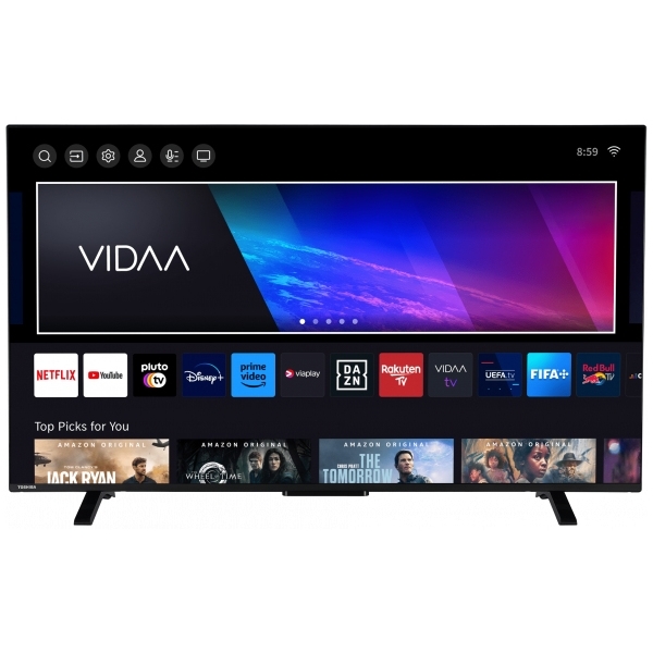 Toshiba 65UV2363DB 65 inch LED 4K Ultra HD Smart TV, Black, E Rated