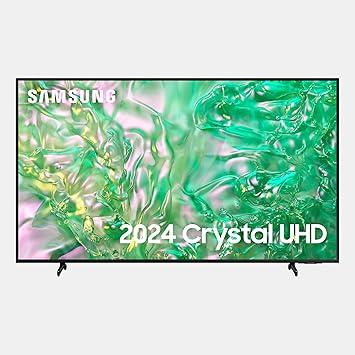 Samsung DU8070 Crystal UHD 4K 75 inch Smart TV, With Object Tracking Sound Lite, AirSlim, Gaming Hub, Crystal Processor 4K, Smart TV powered by Tizen, UE75DU8070UXXU, English Model (2024)