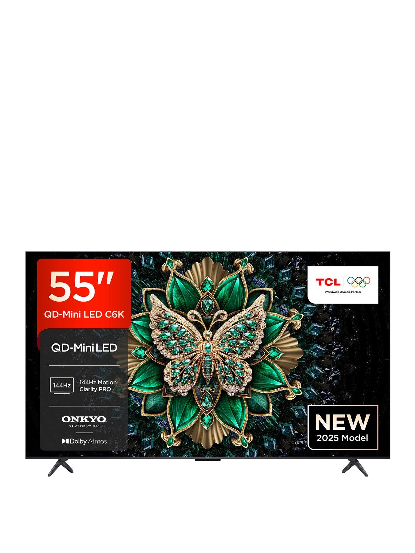 55C6K-UK 55-inch C6K Premium QD-Mini LED 4K Ultra HD 144Hz Google TV