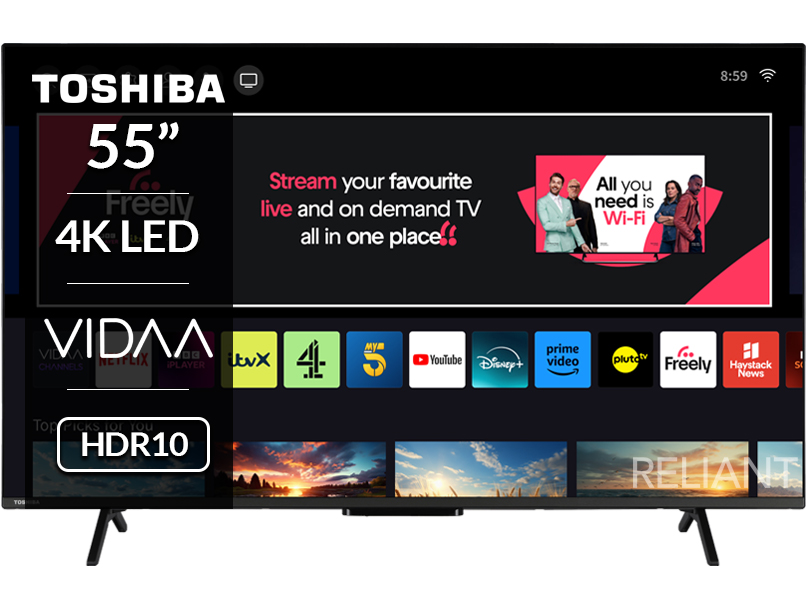 Toshiba 55UV2F53DBU 55 inch 4K LED Smart VIDAA TV
