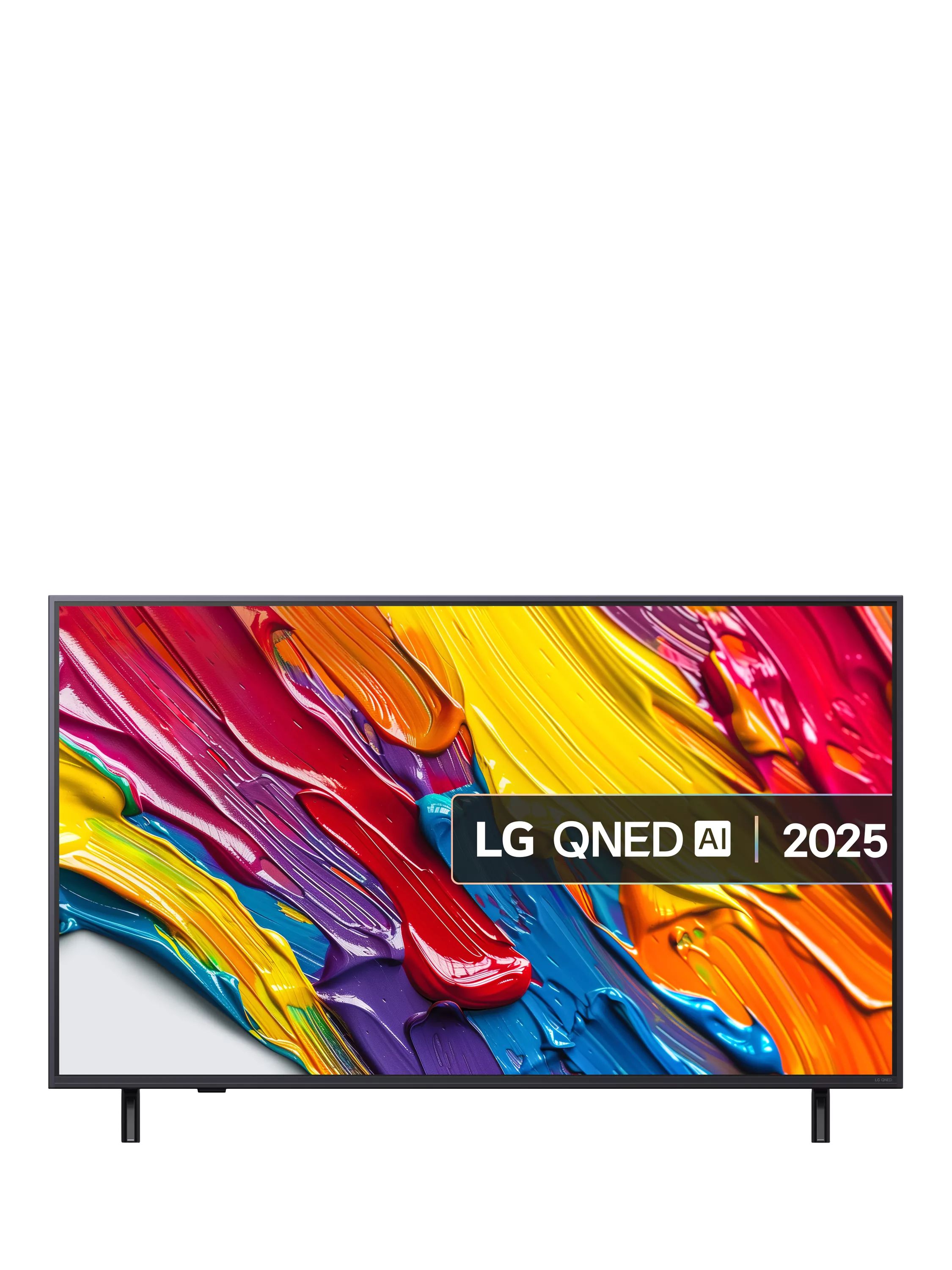LG 50QNED82A6B (2025) QNED HDR 4K Ultra HD Smart TV, 50 inch, Ashed Blue