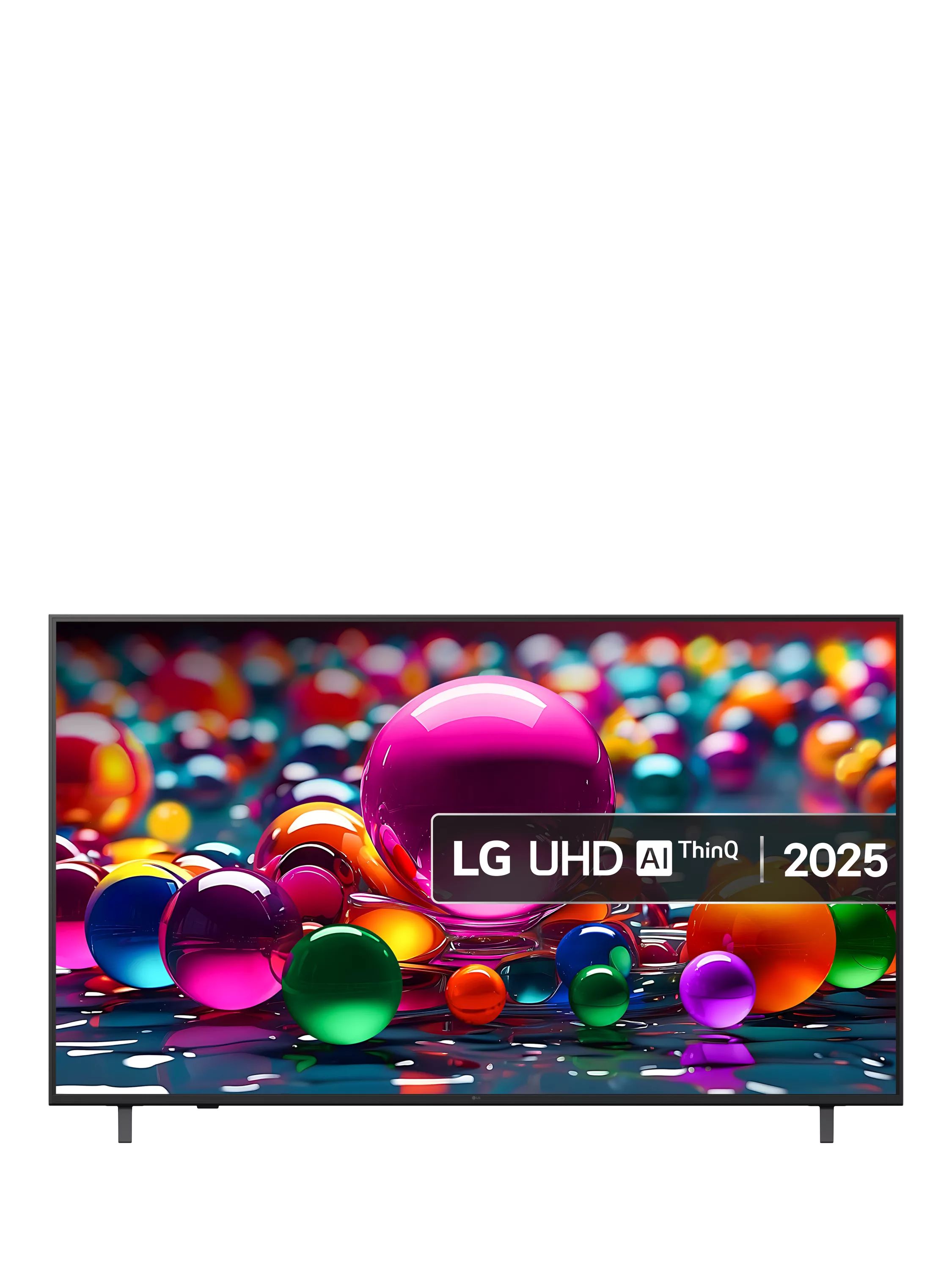 LG 65UA75006LA LED HDR 4K Ultra HD Smart TV, 65 inch, Charcoal Black
