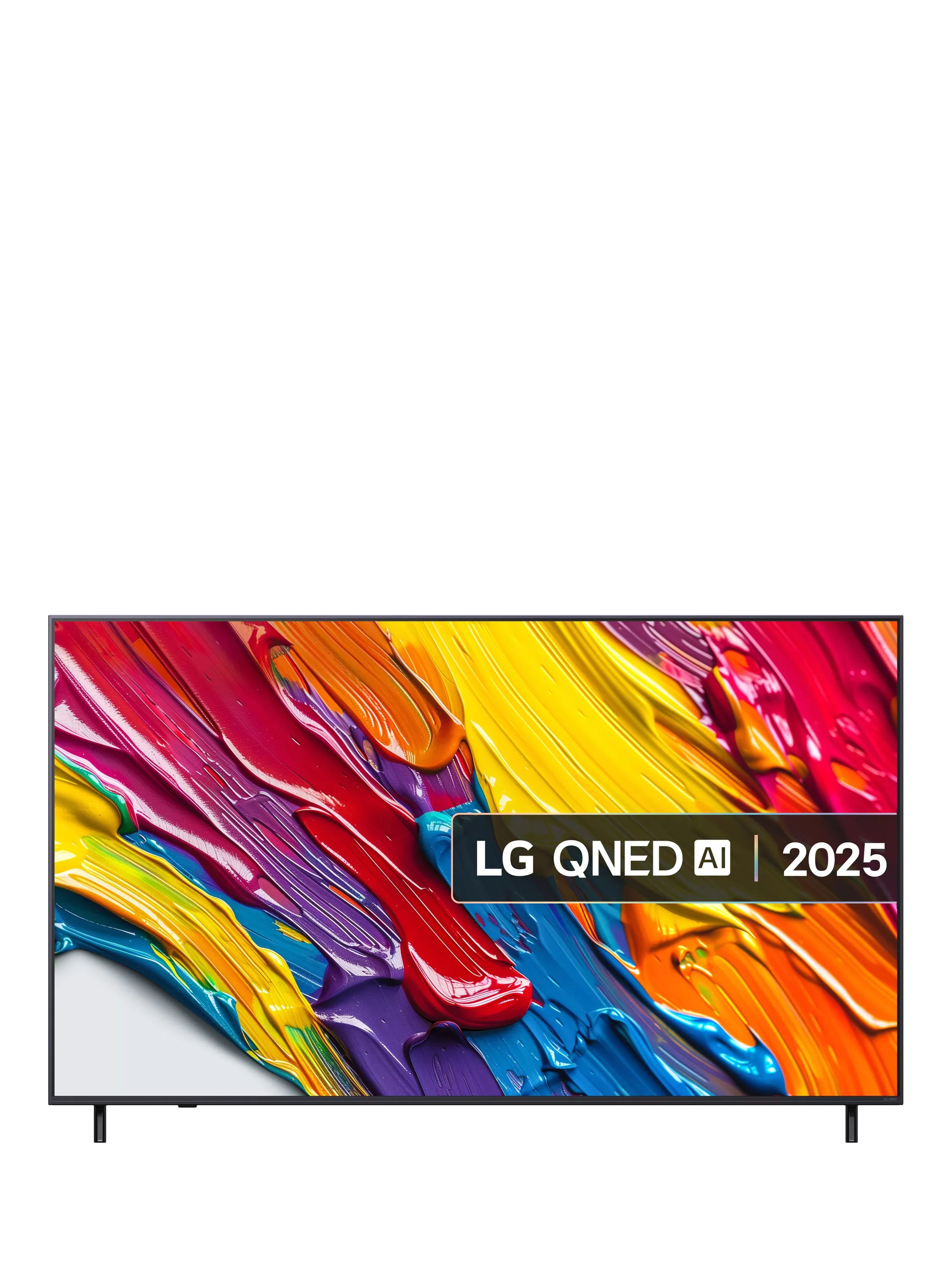 LG 75QNED82A6B (2025) QNED HDR 4K Ultra HD Smart TV, 75 inch, Ashed Blue