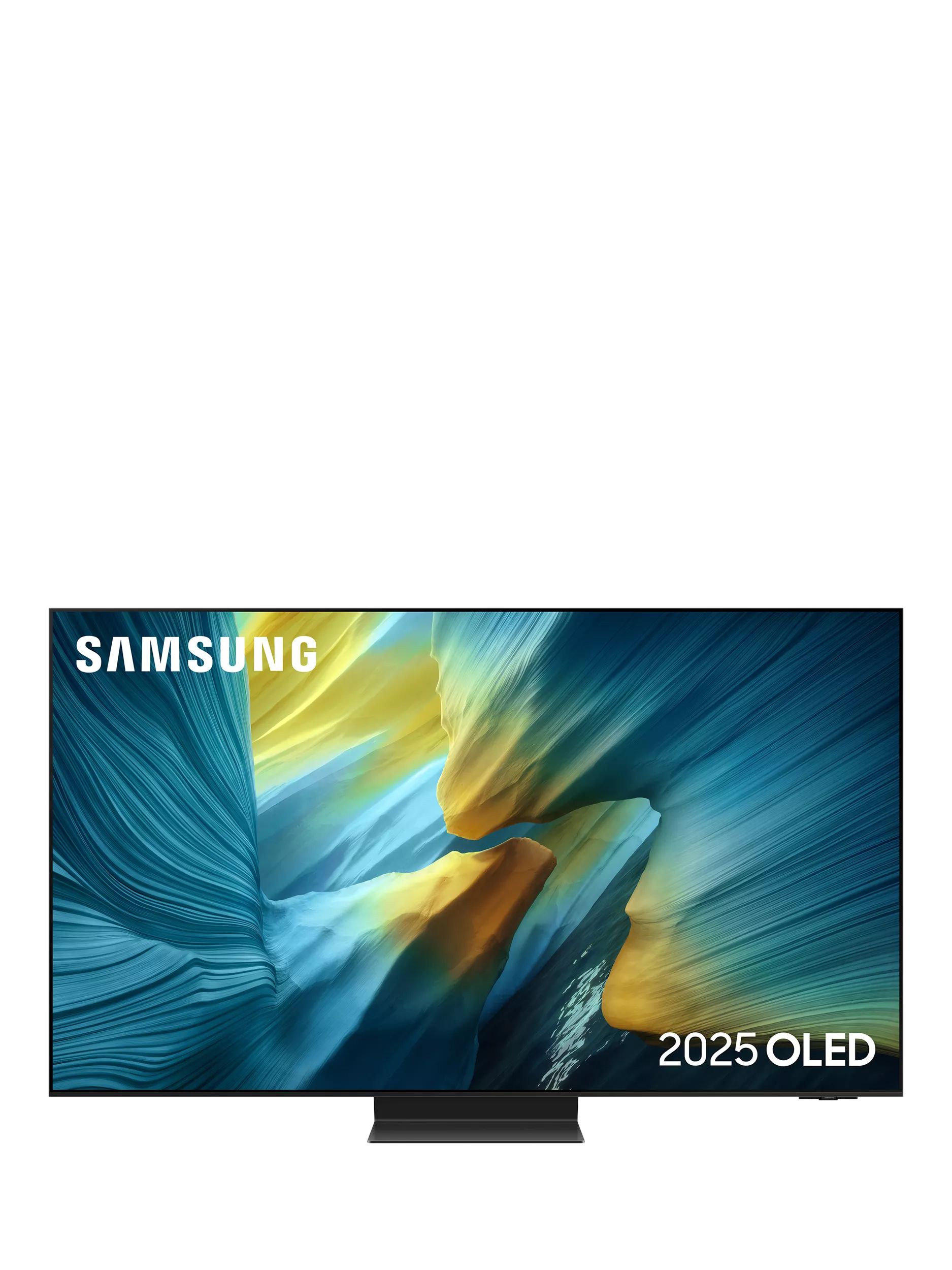 Samsung QE77S95F (2025) OLED HDR 4K Ultra HD Smart AI TV, 77 inch with Dolby Atmos & Infinity One Design with One Connect Box, Black
