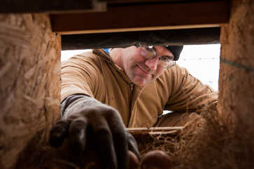 Collecting Eggs, Brookford Farm