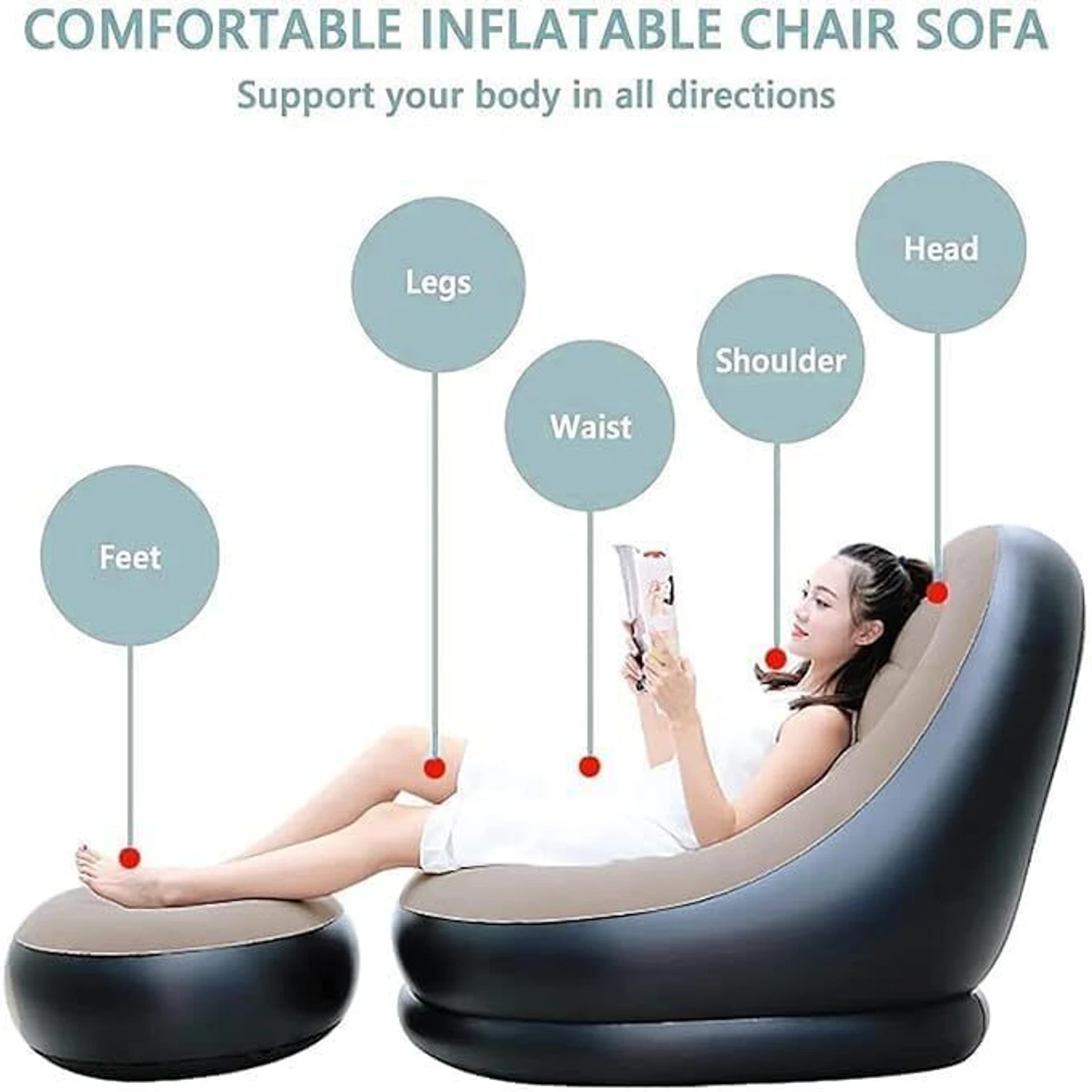 Arura Air-Sofa PVC 2 Seater 2