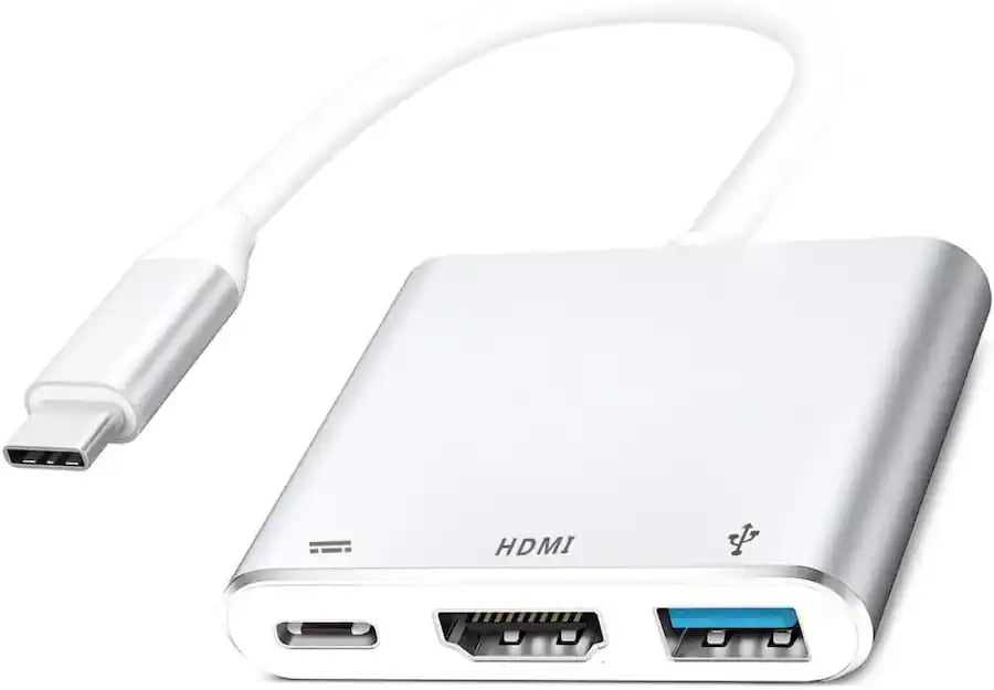 Core Tech USB-C to HDMI Multiport Adapter – 4K HDMI, USB 3.0, PD Charging for iPhone, iPad, MacBook