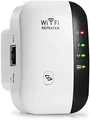 WiFi Extender 300Mbps 2.4GHz Signal Booster with Ethernet Port – Wireless Range Extender for Home, Easy Setup, Supports
