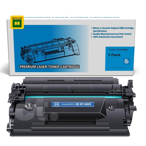 HP W1480X 148X Compatible Black High Yield Toner Cartridge (1 Pack)