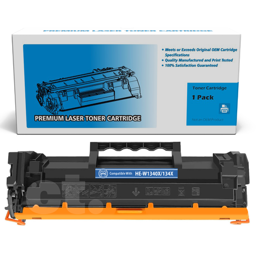 HP W1340X 134X Compatible Black High Yield Toner Cartridge (1 Pack)