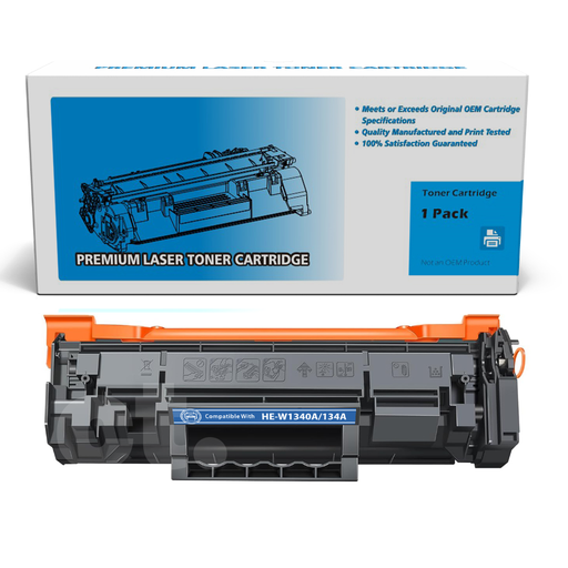 HP W1340A 134A Compatible Black Standard Yield Toner Cartridge (1 Pack)